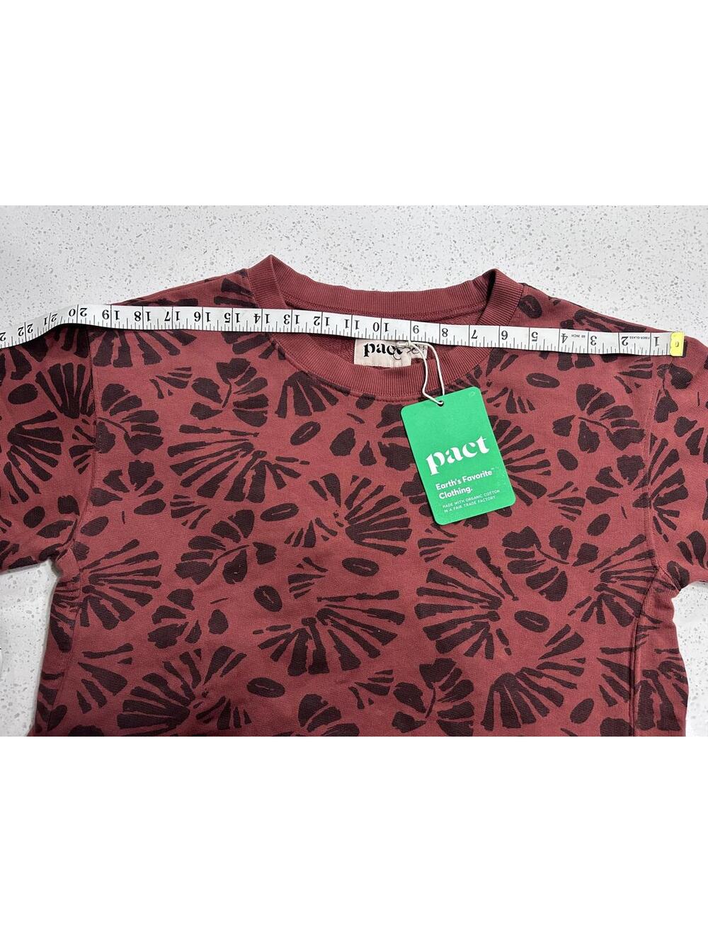 ORGANIC! Pact - Walnut Cotton Sweater Dress - NWT - Size Small - Picture 8 of 9